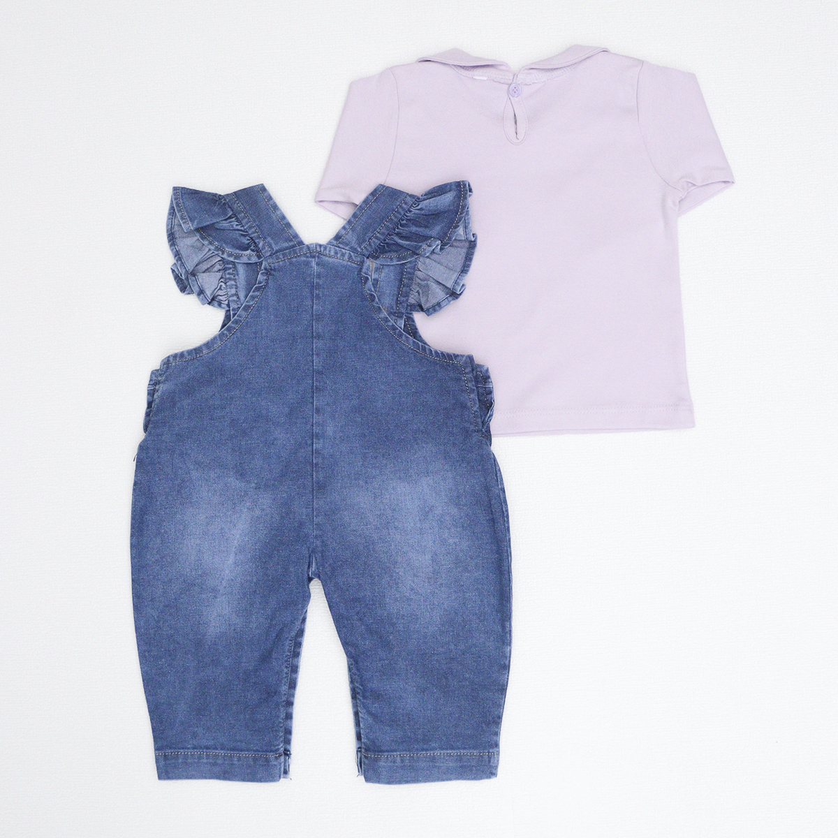 OVEROL EN DENIM PARA NIÑA - MODELO NEWGI