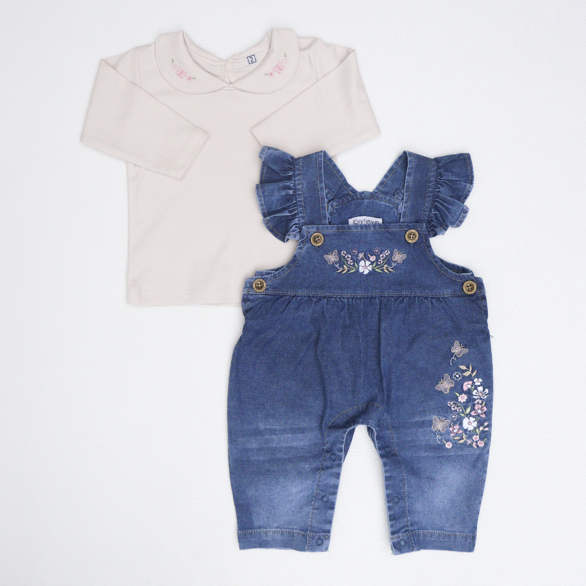 OVEROL EN DENIM PARA NIÑA - MODELO NEWGI